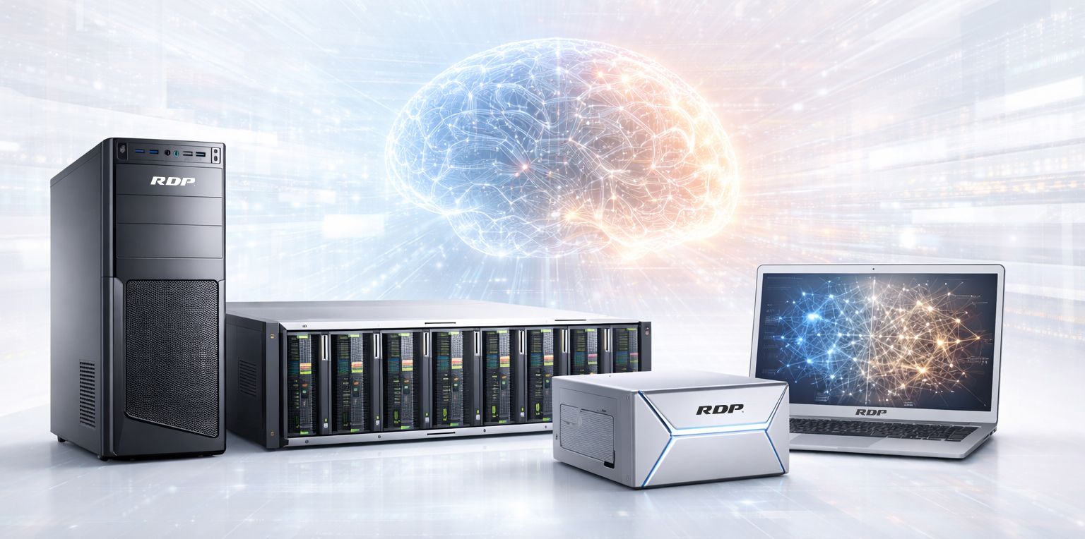 RDP AI workstation with NVIDIA GPU for deep learning and computing