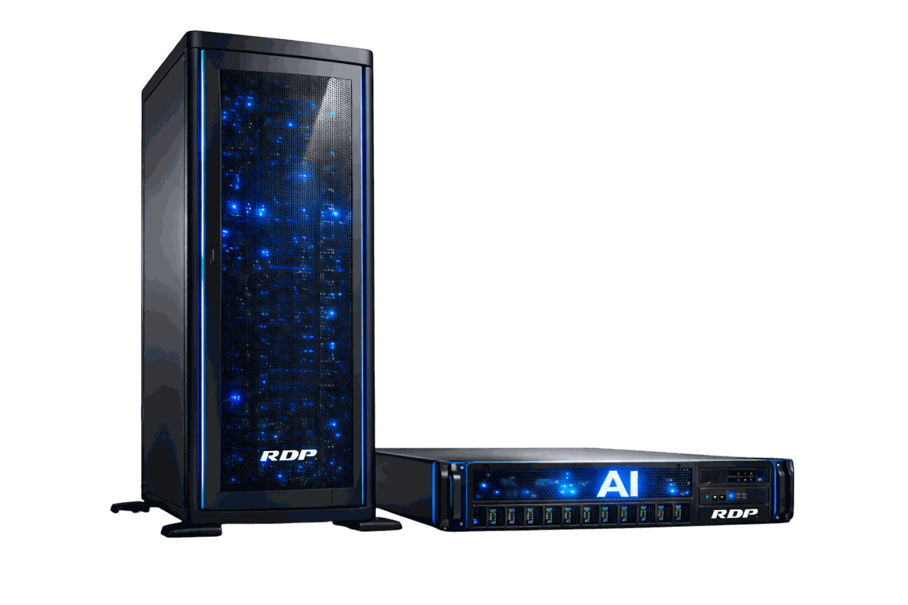 RDP AI Starter Servers multi-GPU for inference and training