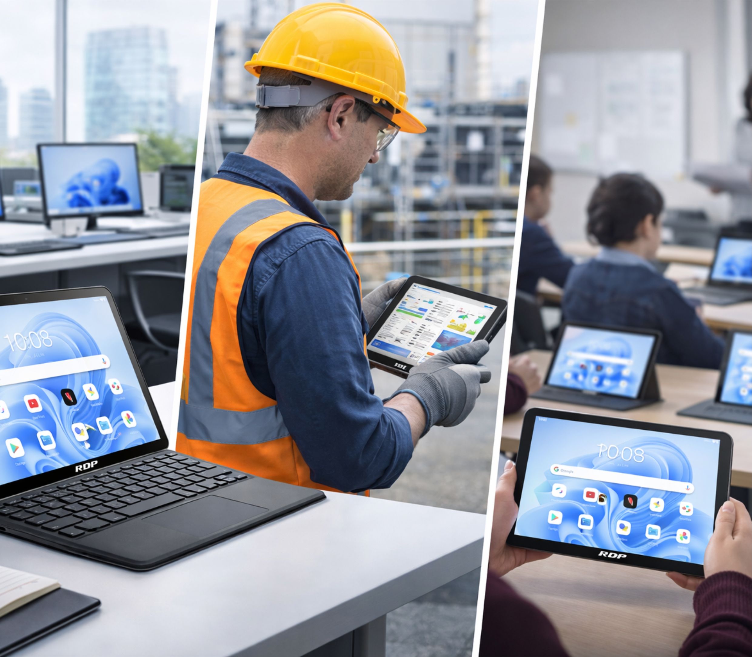 RDP rugged tablets for education field and enterprise use