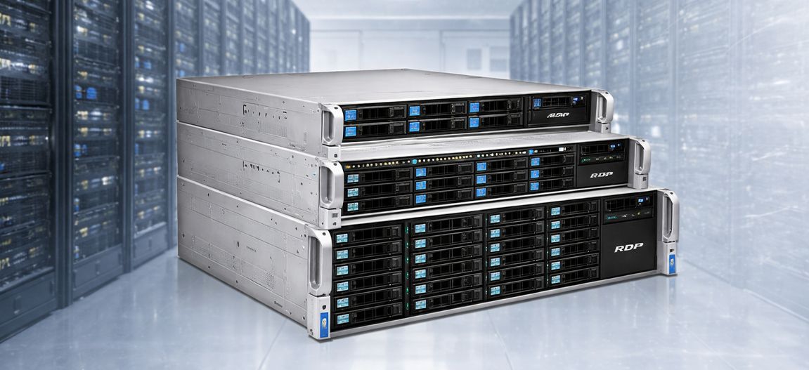 Traditional data centre rack server infrastructure by RDP India