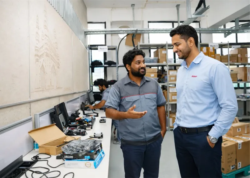 New product introduction and prototyping area at RDP