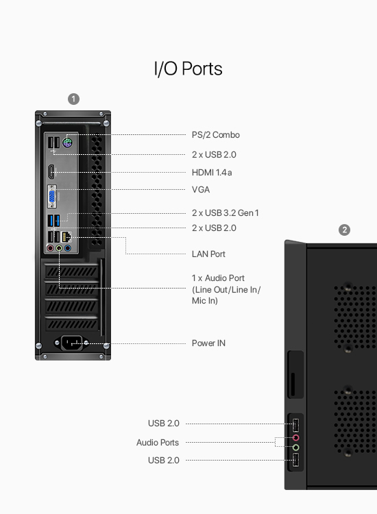 Desk PC CML1033PA